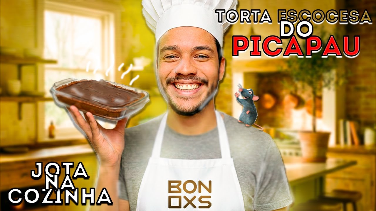 Fazendo a TORTA ESCOCESA do PICA PAU - Jota Na Cozinha