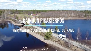 Matkailuautolla Suomessa - Kainuun pikakierros, Hyrynsalmi - Suomussalmi - Kuhmo - Sotkamo/Vuokatti