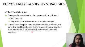 (1st Part.)Lesson 2. Problem Solving Strategies(Polya