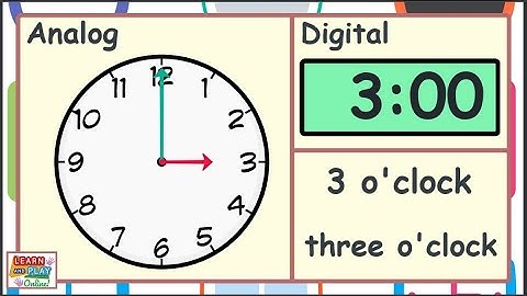 Telling the Time for Kids: O