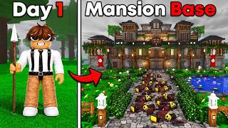 I Built A MANSION BASE in 99 Nights in the Forest!