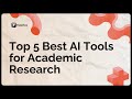 Top 5 AI Research Tools in 2025 | Best AI Tools for Academic Research (Honest Review)