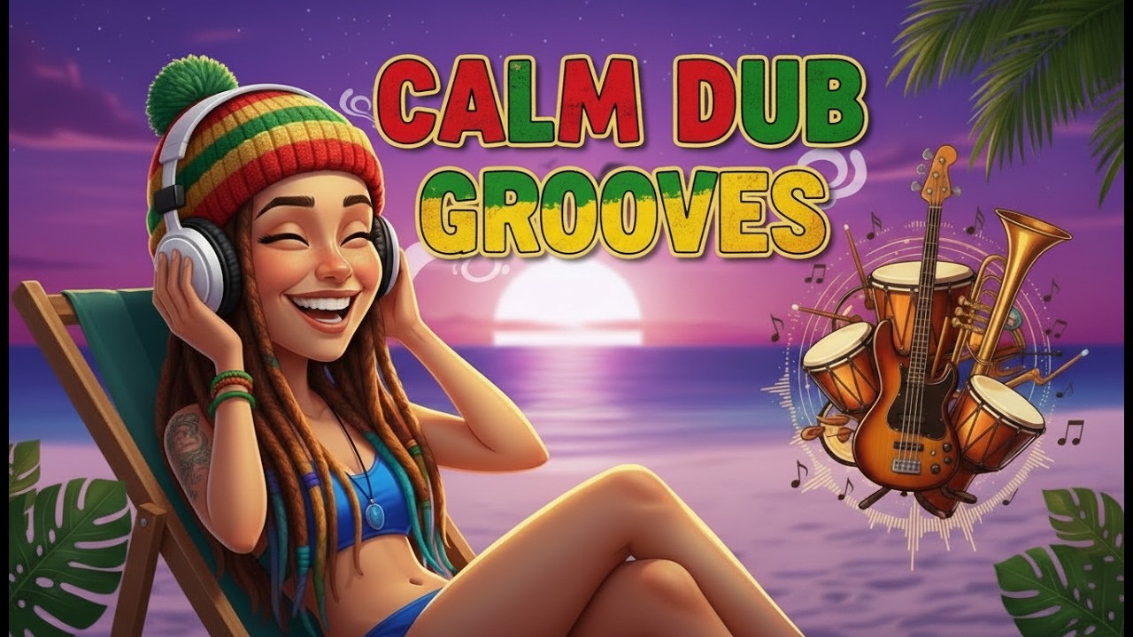 1 Hour Reggae Dub Grooves – Calm & Smooth Island Vibes