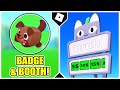 How to get PET SIMULATOR X BOOTH in PLS DONATE + &quot;WELCOME!&quot; BADGE in PET SIMULATOR X! [ROBLOX]