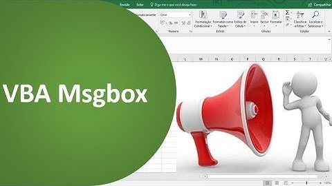 [VBA] Criar e configurar caixas de mensagem (Msgbox)