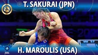 Цугуми Сакураи (Япония) - Хелен Луиза Марулис (США) - Финал // Чемпионат мира 2022 // 57 кг