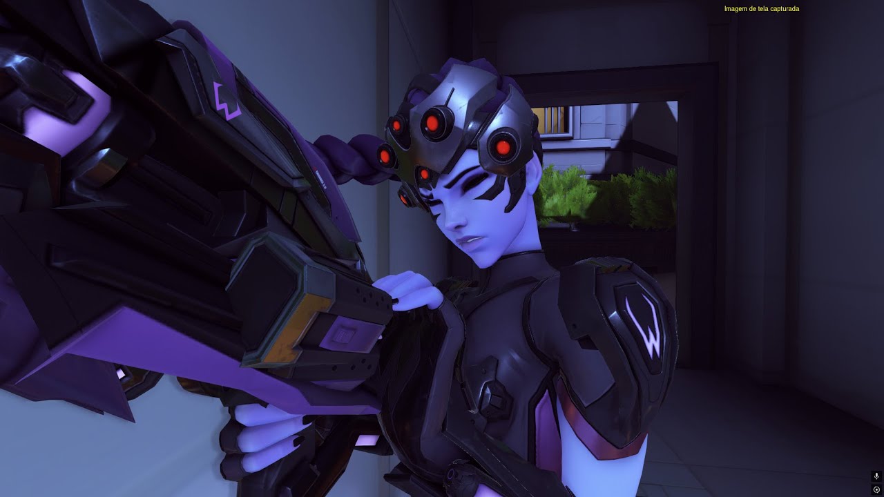 Tentando JOGAR de WIDOWMAKER (Overwatch)