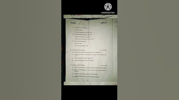 #Mysore University English question paper 4th semester