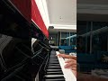 Playing sections of a song until it's complete. Song 2, part 2, Passacaglia #shorts #piano