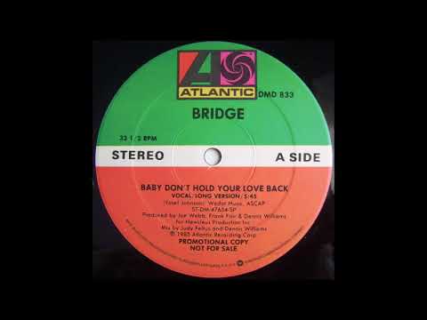 Bridge   Baby don't hold your love back Instrumental
