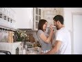 Playful Couple in Kitchen | Stock Footage - Videohive