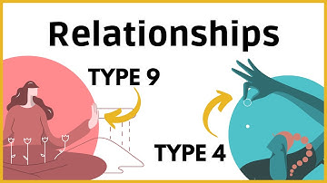 How is Enneagram 9 in Relationships with Type 4?
