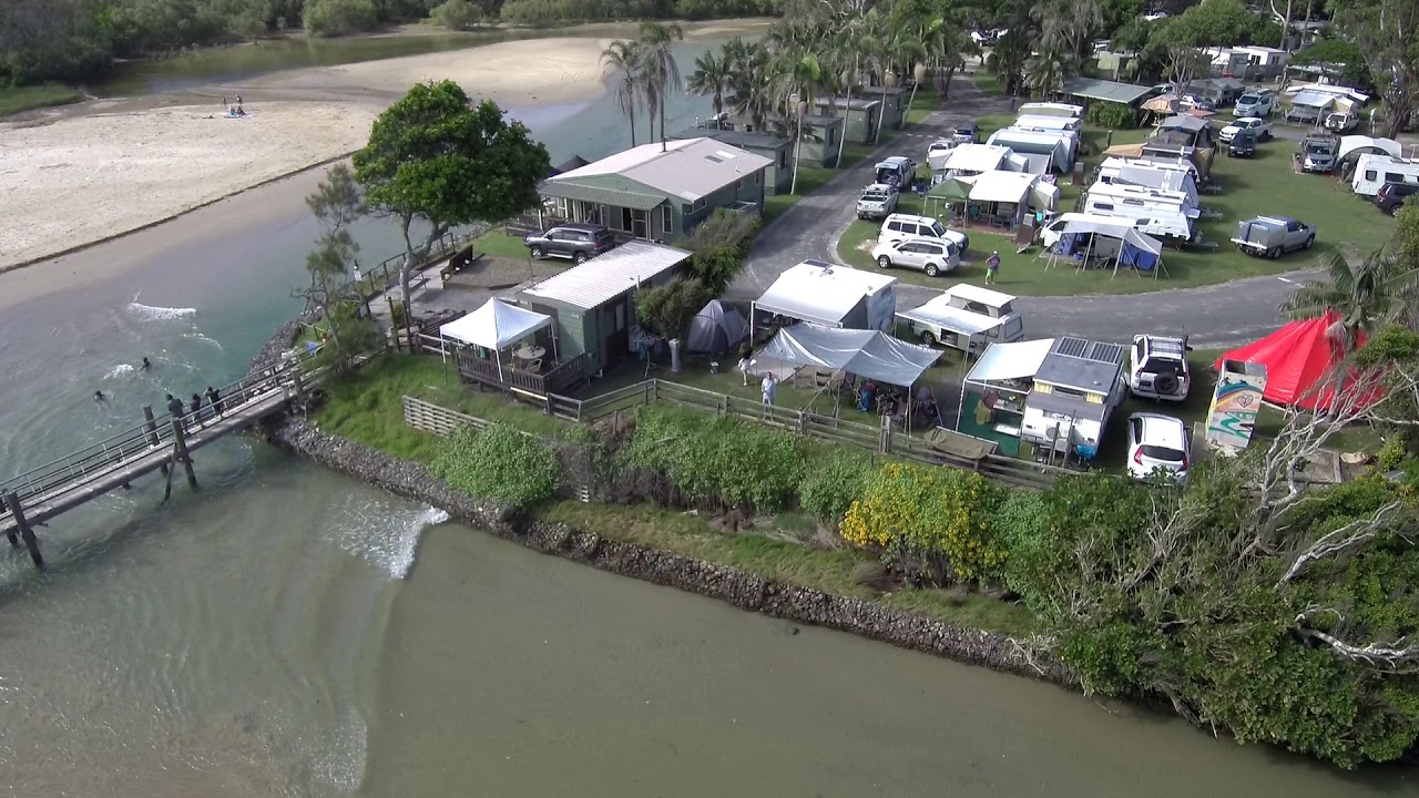 Arrawarra camp and surf