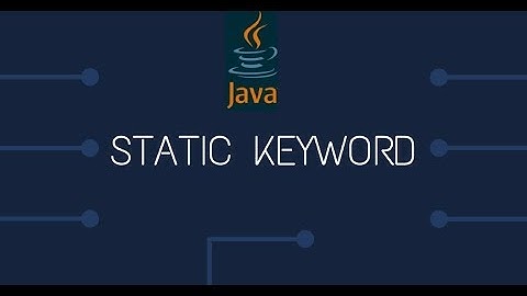 What Is Static Variable & Its Use In Java  |Static Keyword|Java Keyword|Eclipse -8
