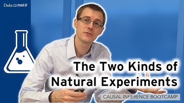 The Two Kinds of Natural Experiments: Causal Inference Bootcamp