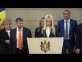 Briefing de presă susținut de deputații aleși pe listele Partidului Politic Șor