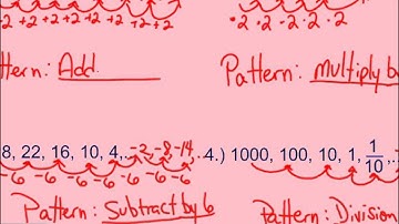 Intro to Patterns and Sequences