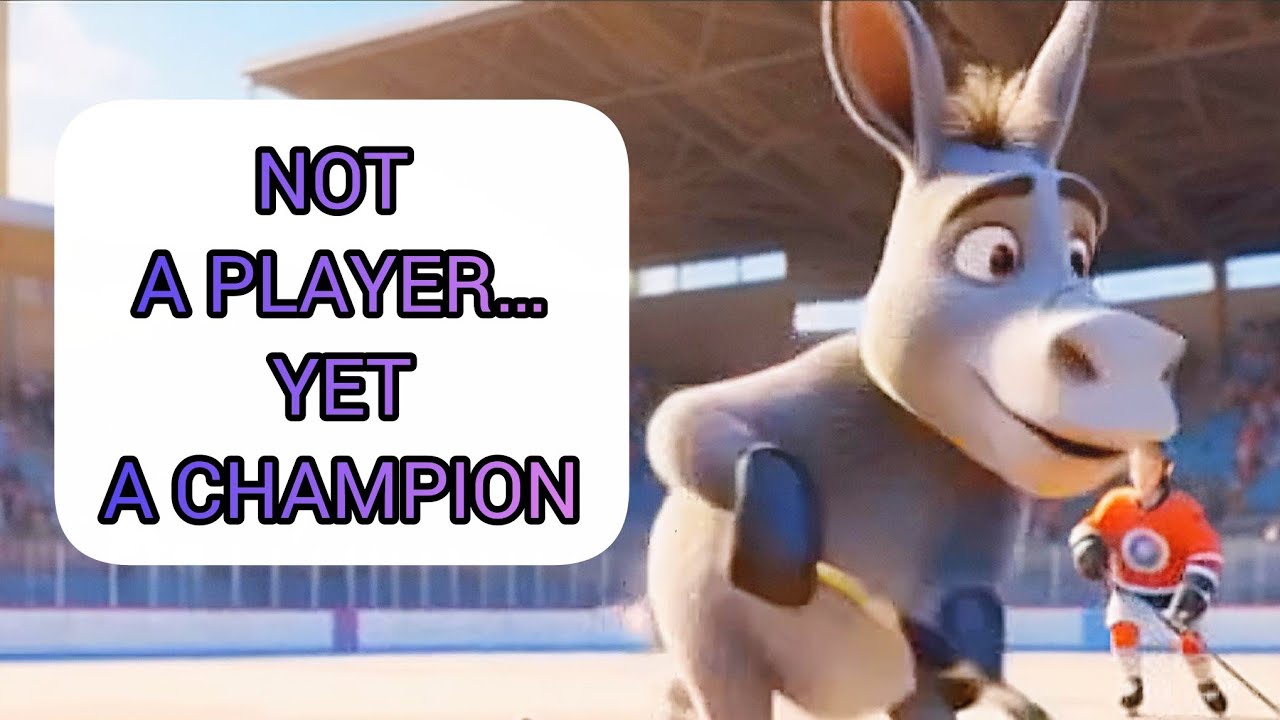 THE DONKEY WHO LOVED HOCKEY | A FUNNY MOTIVATIONAL STORY