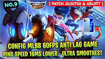 Update Config ML Anti Lag 60Fps Super Smoothest + Ping Speed [ Patch Jujutsu Kaisen ] Mobile Legends
