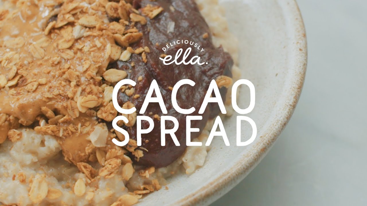 Simple Cacao Spread Deliciously Ella Vegan YouTube