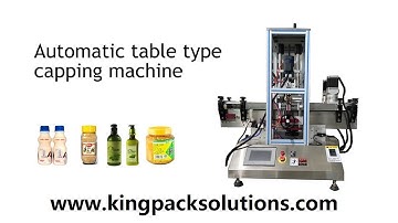 Automatic Tabletop Capping Machine