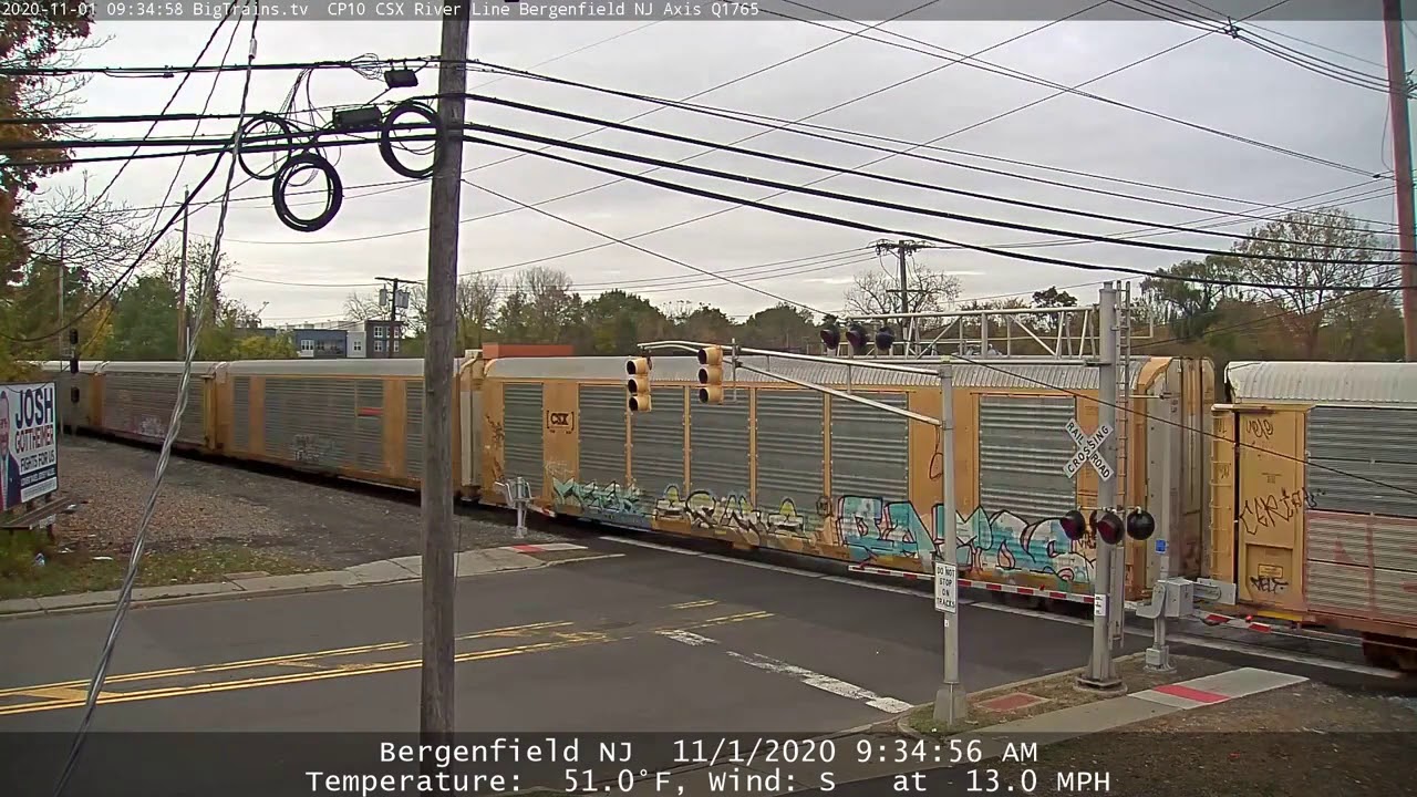November1 2020 24 Hrs CSX Trains Time Lapse
