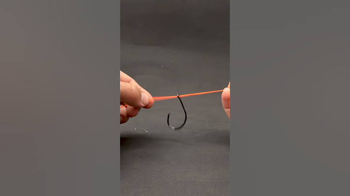 Best Knot For Braided Line (super easy fishing knot)