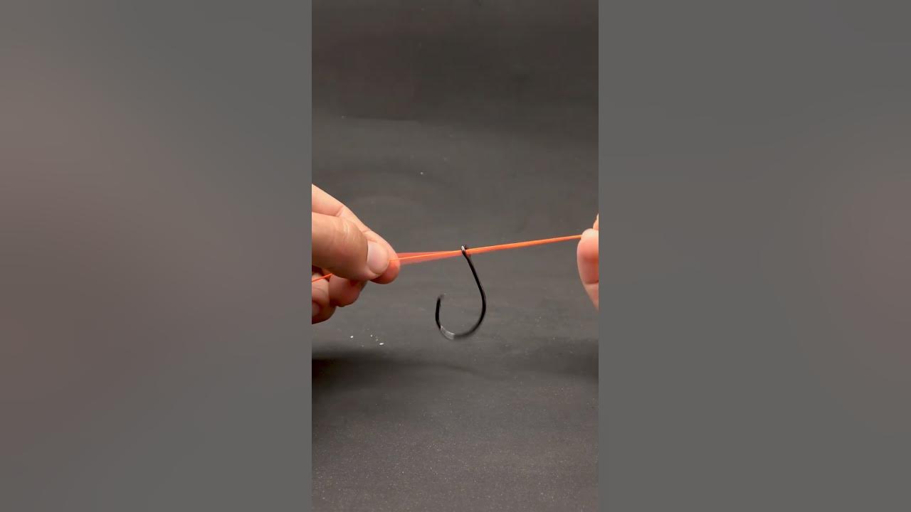 Best Knot For Braided Line (super easy fishing knot) 