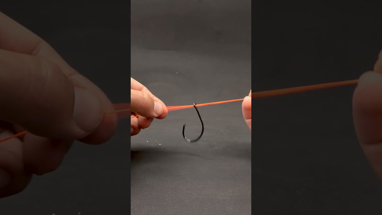 Best Knot For Braided Line (super easy fishing knot) 