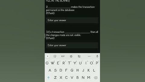Information technology L-2 DBMS MCQ test answers & explanation.