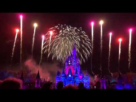 Fireworks from DVC 01/11/18 Moonlight Magic Event at WDW Magic Kingdom Walt Disney World