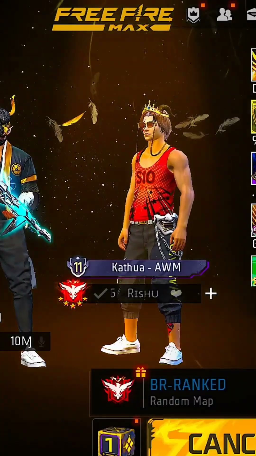 Top Grandmaster and Scar Player ne Ghamand dekhaya or fir kya hua - Garena free fire max #shorts