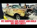 We surprise our buddy and build his car for power tour