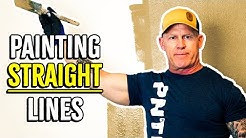 CUTTING CEILINGS.  DIY How To Paint A Straight Ceiling Line. 