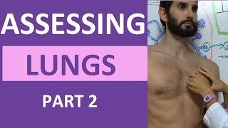 Lung Assessment Nursing | Lung Auscultation | Assessing Lung Sounds Part 2