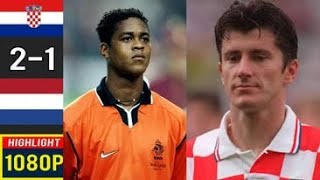 Croatia 21 Netherlands world cup 1998 | Full highlight | 1080p HD | Suker | Bergkamp | Boban