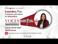 Vocesdelatransformacin con lourdes paz candidata a la alcalda iztacalco como invitada