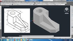 Tutorial Autocad 3D bahasa Indonesia. Mechanical Drawing Part #1 - Durasi: 6.36. 