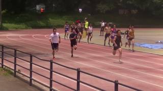 20170708　100m　田口滝口岸田