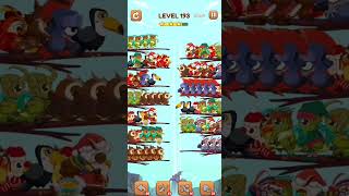 BIRD SORT 2 COLOR PUZZLE GAME🐦      LEVEL 193