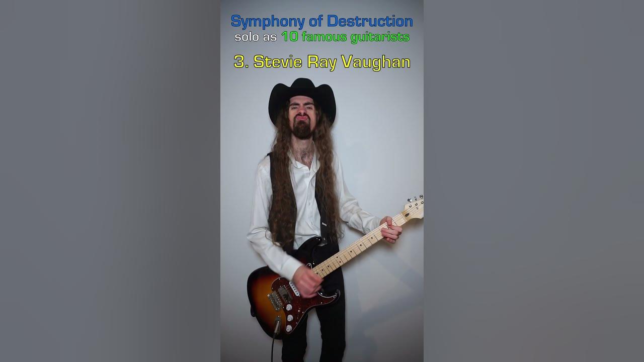 Symphony of Destruction guitar solo as 10 Famous Guitarists #megadeth Symphony of Destruction guitar solo as 10 Famous Guitarists #megadeth