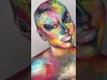 My first muse 💫 Bold, raw &amp; alive!! #avantgardemakeup #abstractart #becomethemuse