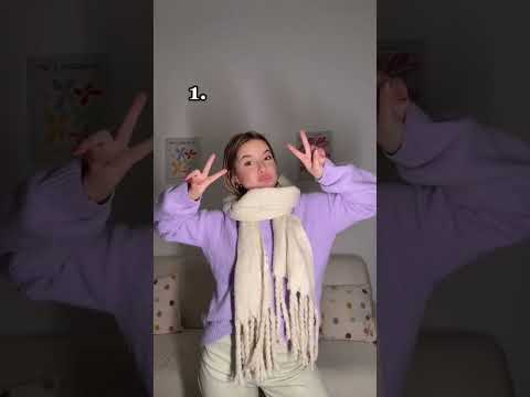 Video: 3 modi per indossare una sciarpa grande