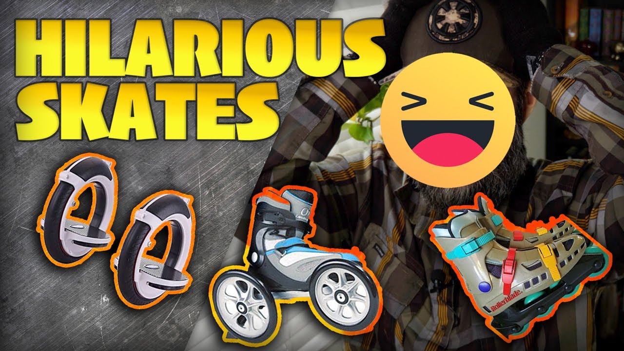 Hilarious & weird Inline Skates & Rollerblades retro vintage
