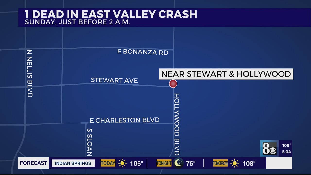 1 dead, another seriously injured in east Las Vegas crash - YouTube