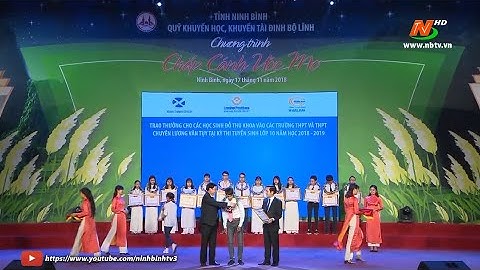 Quỹ khuyến học khuyến tài Đinh Bộ Lĩnh - Ươm mầm tài năng