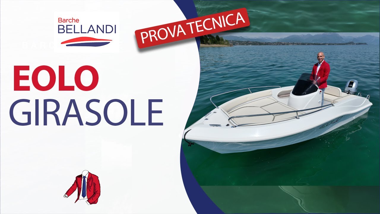 ⁣Prova Tecnica EOLO GIRASOLE // Lago di Garda // Barche Bellandi