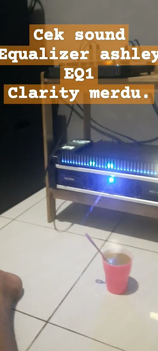 cek sound equalizer Ashley EQ1 suara merdu clarity #soundsystem #viral.