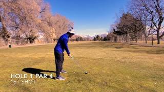 Course Vlog #1 - Round 3 of Season Long H2H match vs my friend - 9 hole course vlog at Riverside GC