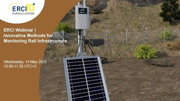 ERCI Webinar | Innovative Methods for Monitoring Rail Infrastructure